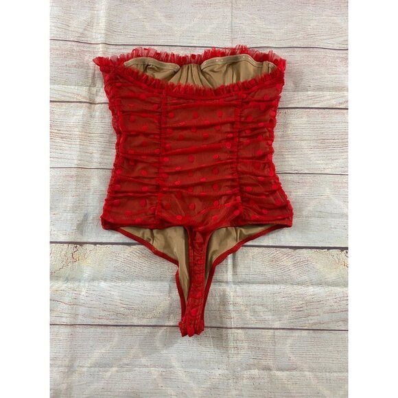 Marjorelle Revolve Women's Red Wyn Bodysuit One Piece - Small - Picture 12 of 15